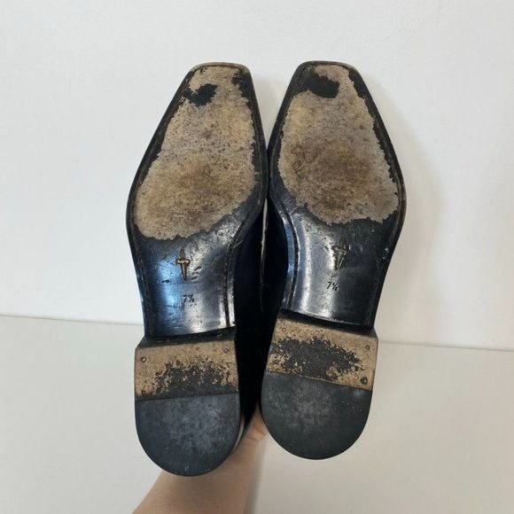 Cesare Paciotti Leather Square Toe Slip On Loafers main image 5